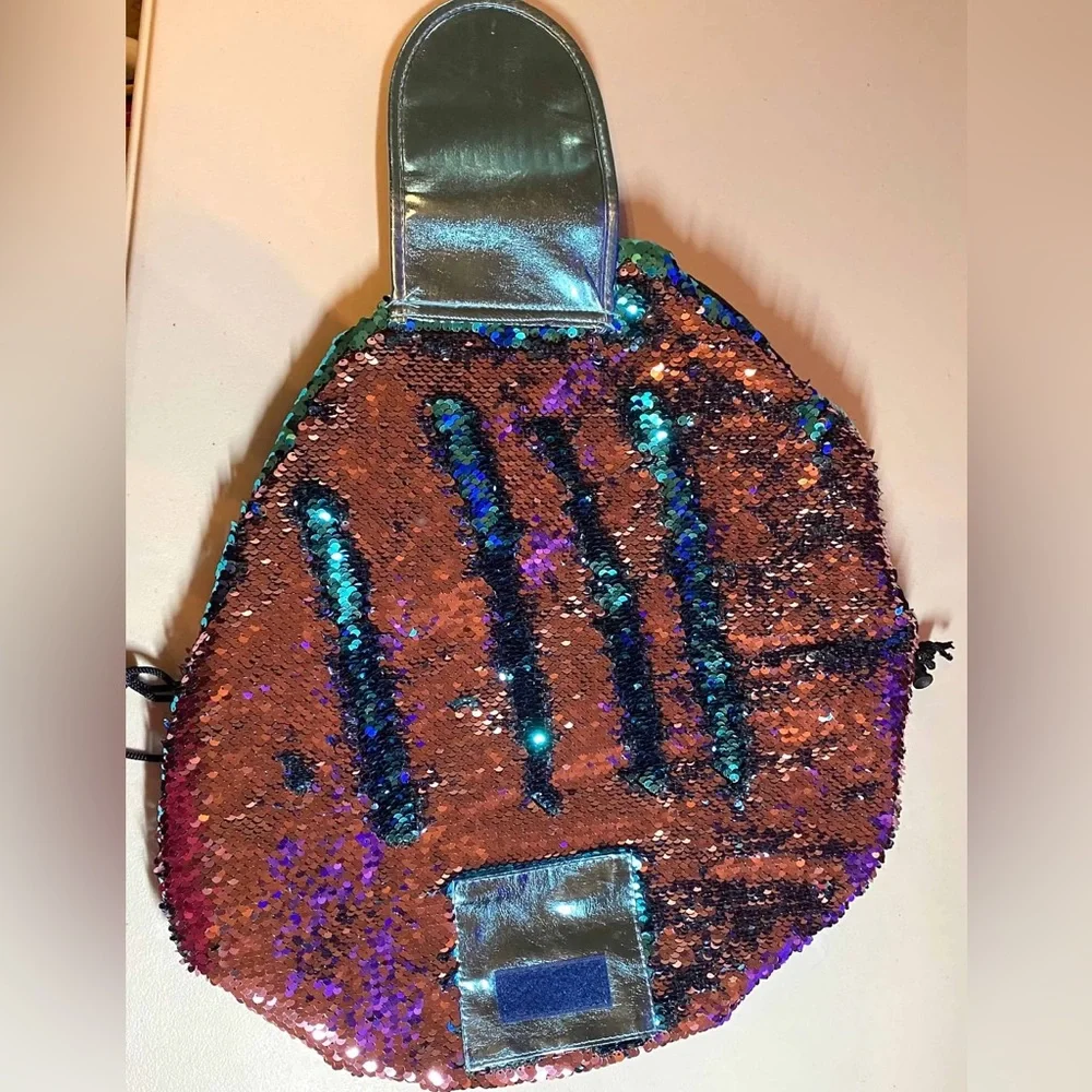 NEW Mermaid Sequin Drawstring Makeup Toiletry Bag